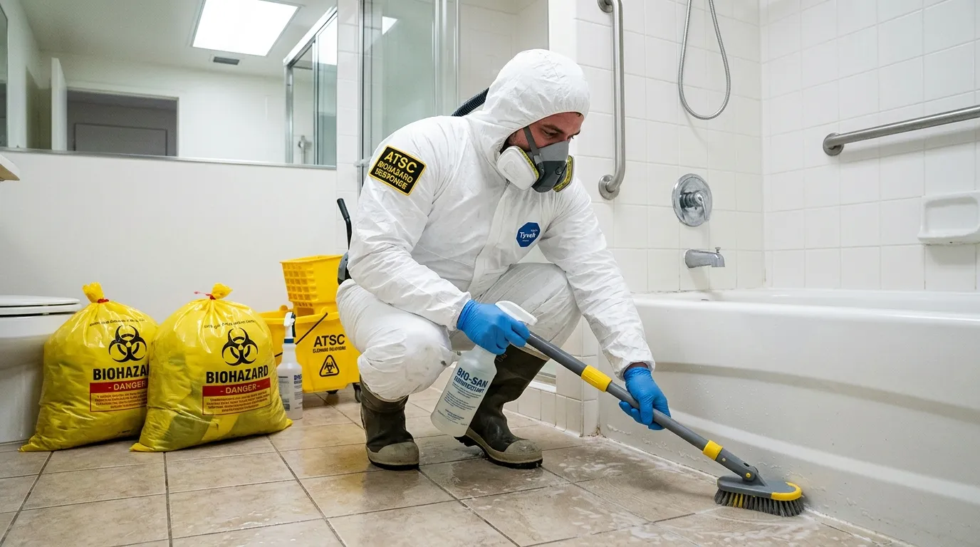 Decontamination equipment deployed for Blood Cleanup in Dixiana